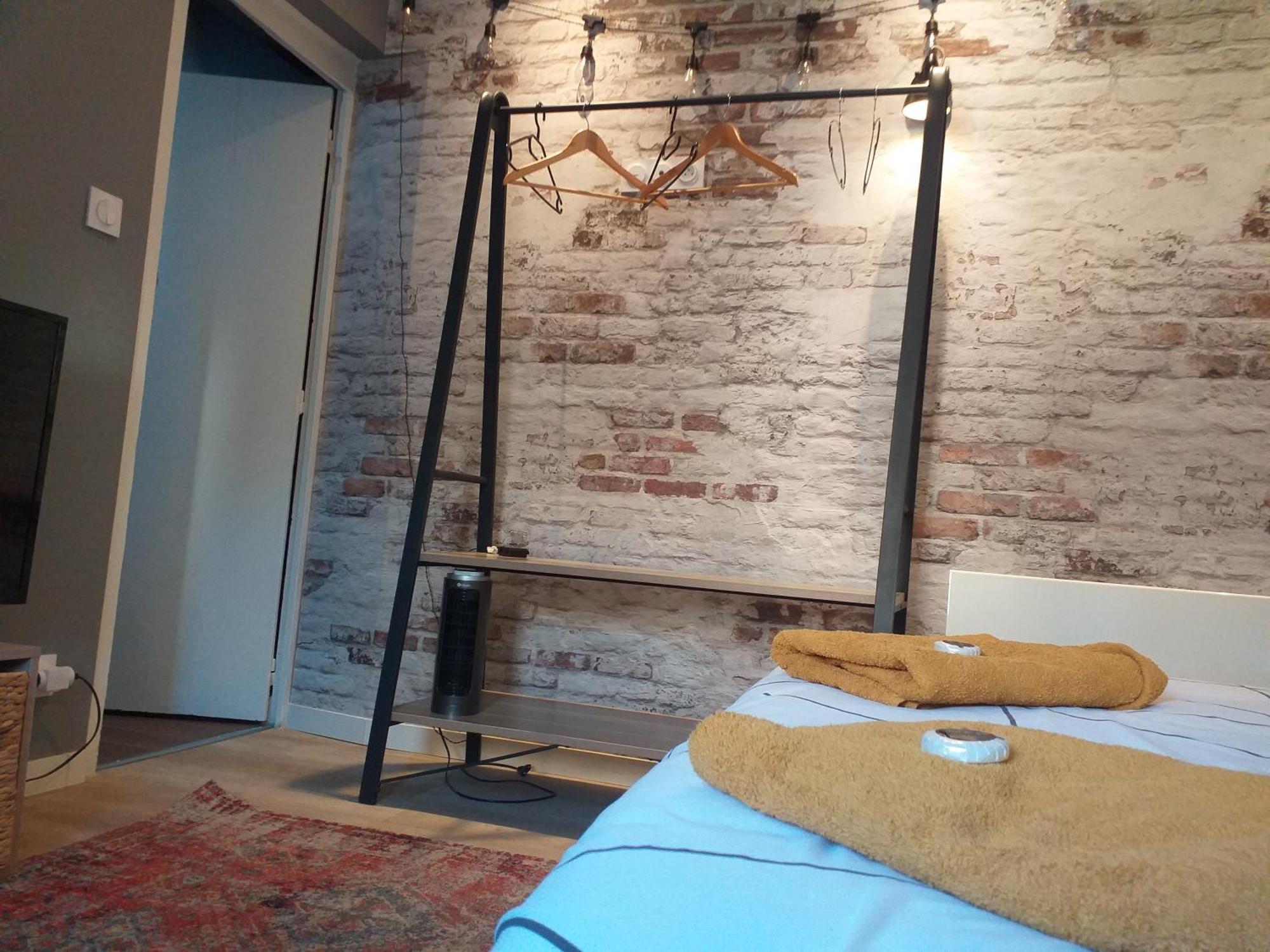 Les Volets Bleus - Deux Appartements Et Un Studio, Jardin Bourges Kamer foto